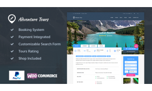 Adventure Tours - WordPress Tour/Travel Website Design