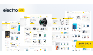 Electro Electronics Store Shopify Website Design