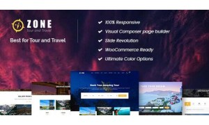 Zone - Tours and Travel WordPress Responsive Website Design
