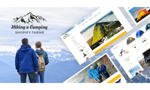 Adventure Store - Hiking, Camping & Trekking Shopify Website Design