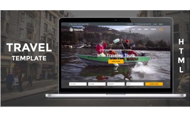 Tour & Travel HTML Website