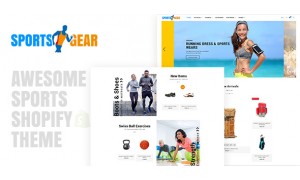 Sports Gear - Shopify Website Design