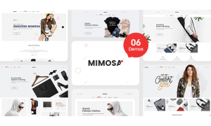 Mimosa - Responsive Fashion Opencart 3 Website Design