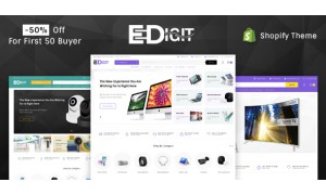 eDigit - Sectioned Multipurpose Shopify Website Design