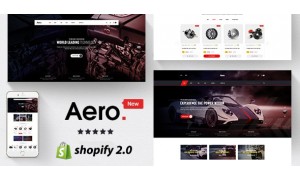 Aero - Auto Parts, Car Accessories Shopify Website Design