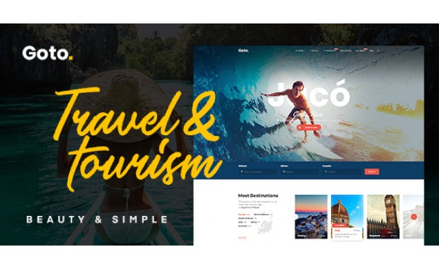 Goto - Tour & Travel WordPress Website Design