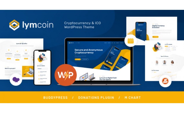 Lymcoin | Cryptocurrency & ICO WordPress Website Design