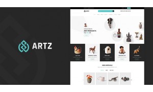 Artz | Art, Handmade Shop Shopify Website Design