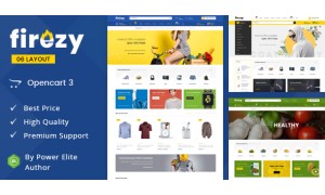 Firezy - Multipurpose OpenCart 3 Website Design