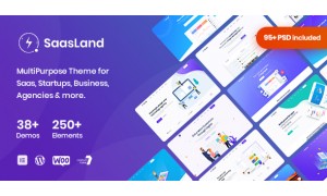 Saasland - MultiPurpose WordPress Website Design for Saas Startup