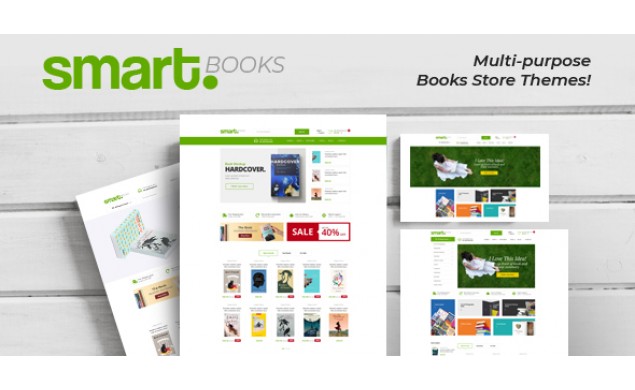 SmartBook - eBooks , Bookstore Shopify Website Design