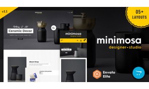 minimosa - Art & Design Studio - OpenCart Multi purpose Responsive Website Design