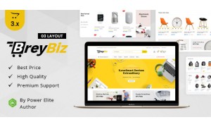 BreyBiz - Multipurpose OpenCart 3 Website Design