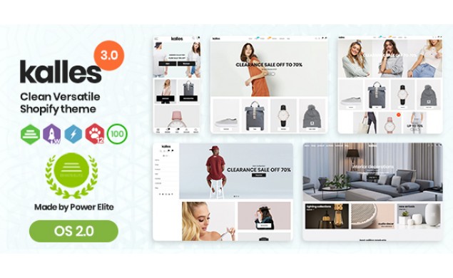 Kalles - Clean, Versatile, Responsive Shopify Website Design - RTL support