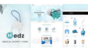 Medz - Medical Products Shopify Website Design