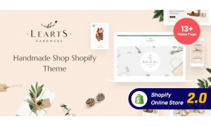 LeArts – Handmade Shop Shopify Website Design