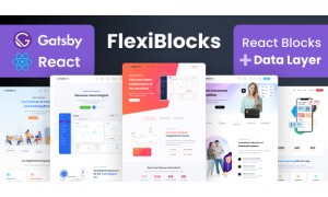 FlexiBlocks - React Gatsby Landing Page Websites