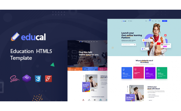 Educal – Education HTML5 Website
