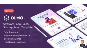 OLMO - React Landing Page Websites with Next JS