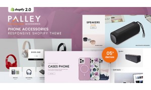 Palley - Phone Accessories Responsive Shopify Website Design