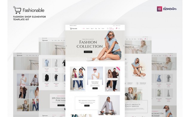 Fashionable - Fashion Shop Elementor Website Kit
