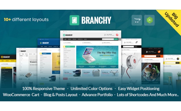 Branchy - Opencart 3 & 2 Responsive Website Design