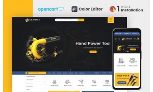 Genious Power Tools OpenCart Website Design - Website DesignMonsterUAE