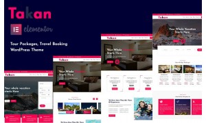 Takan Travel Agencies WordPress Web Design - Website DesignMonsterUAE